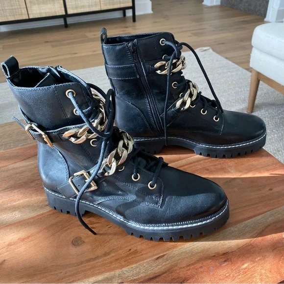 New Carvela Salute Chain Moto Boots - Picture 5 of 9